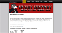 Desktop Screenshot of huskyhistory.com